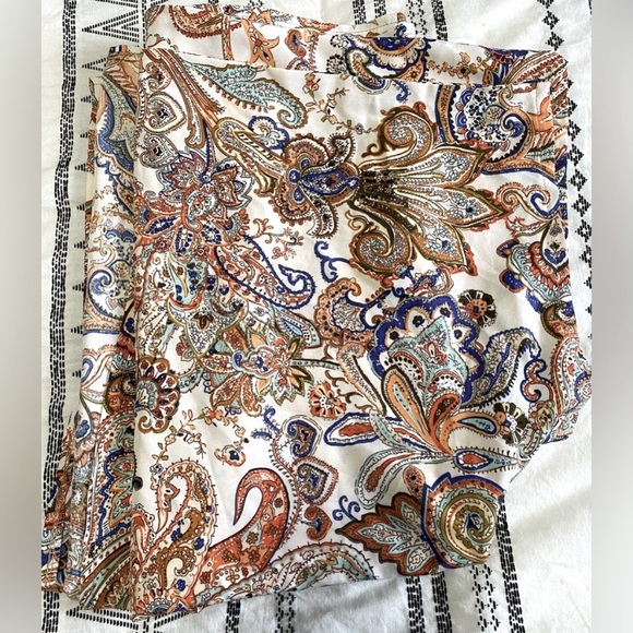 Paisley Open Front Kimono - Picture 4 of 4